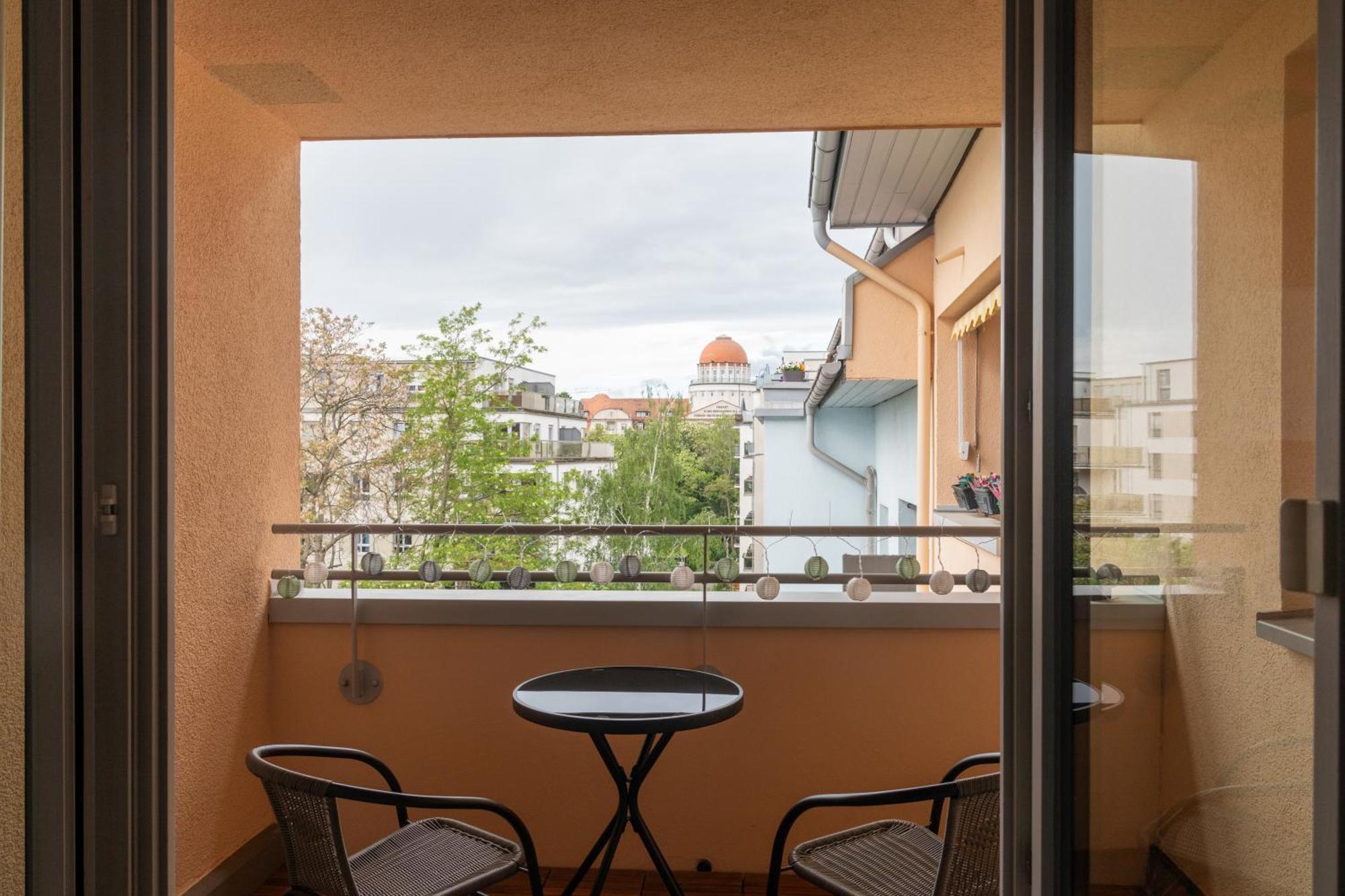 Home Shanti - Studio, Suedvorstadt, Balkon, Tv Lipsko Exteriér fotografie