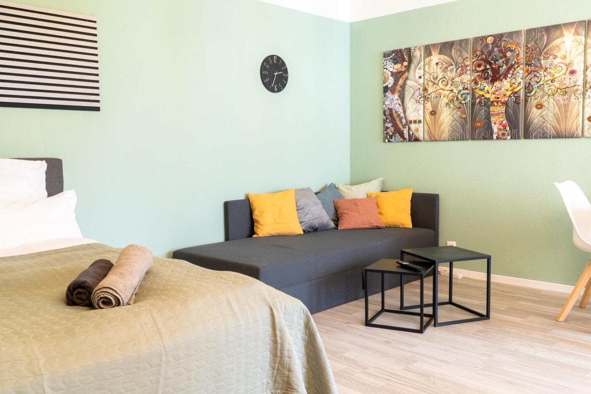 Home Shanti - Studio, Suedvorstadt, Balkon, Tv Lipsko Exteriér fotografie