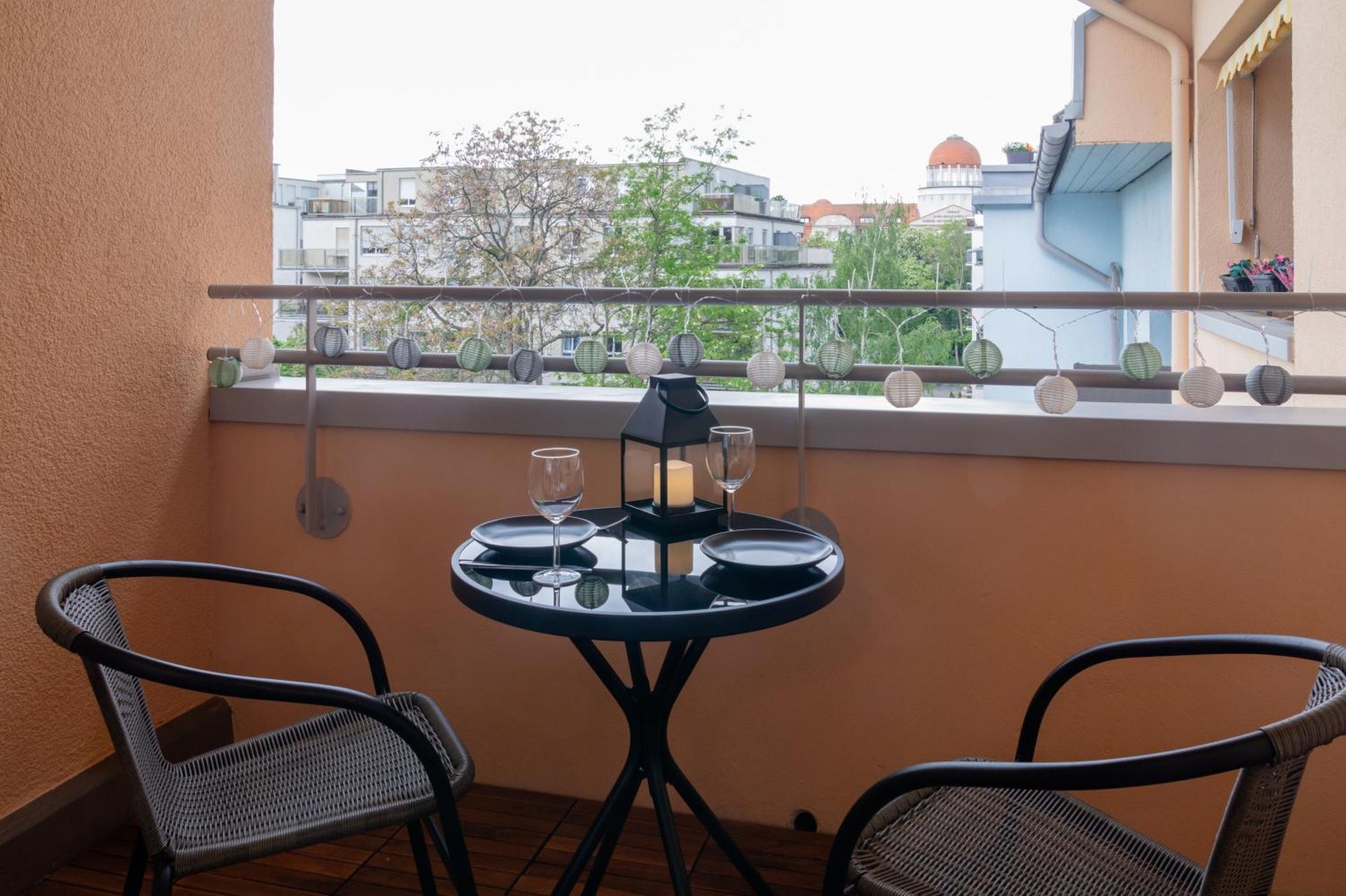 Home Shanti - Studio, Suedvorstadt, Balkon, Tv Lipsko Exteriér fotografie